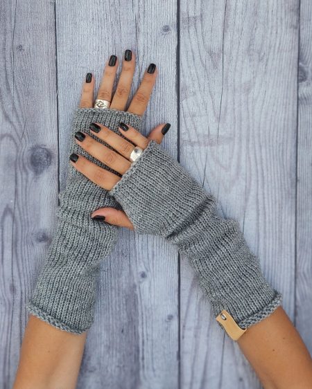 Rukavice Together Different Svetlo Siva Boja